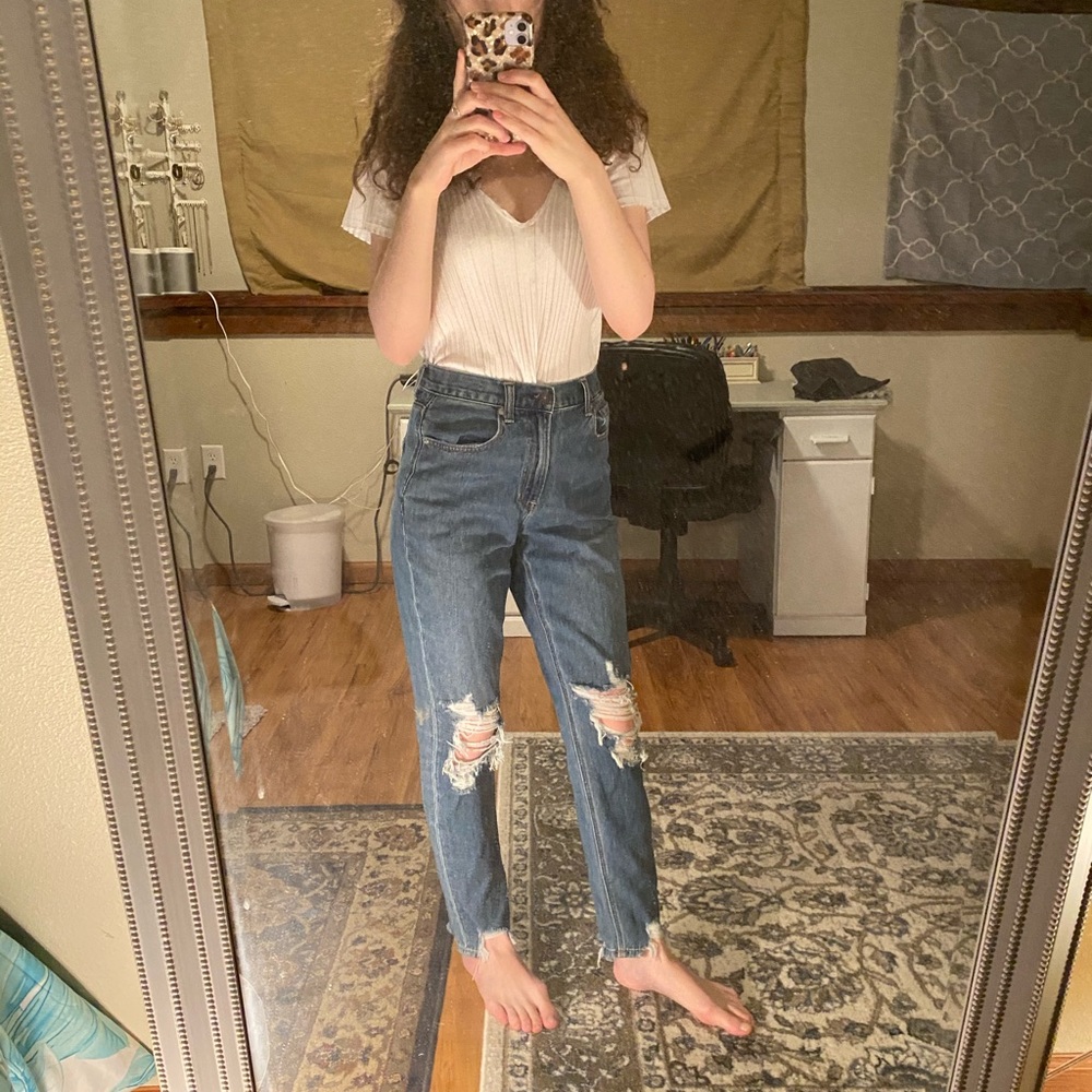 Boyfriend jeans American eagle size 2